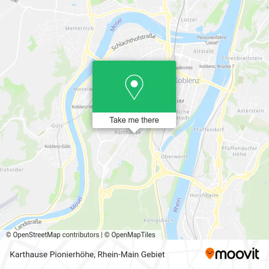 Карта Karthause Pionierhöhe