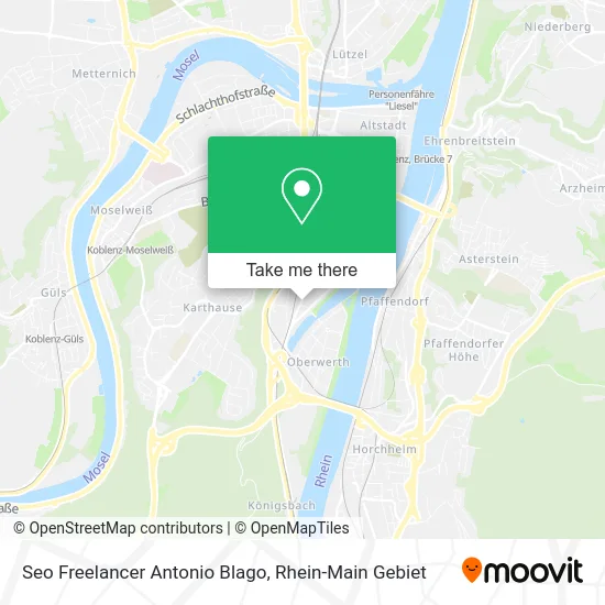 Карта Seo Freelancer Antonio Blago