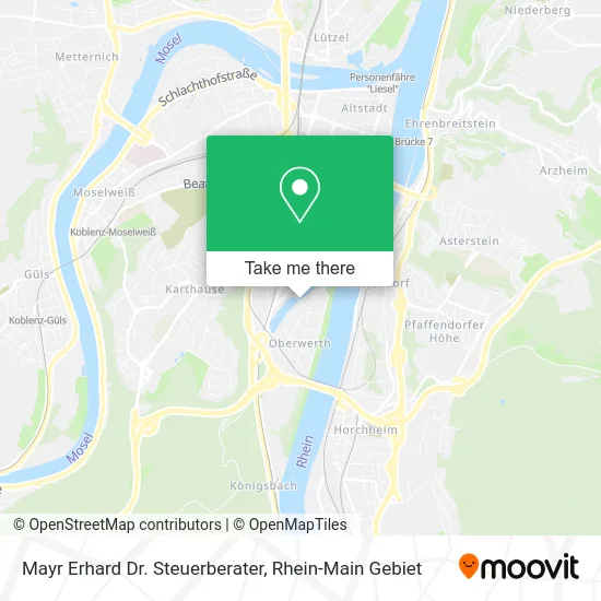 Карта Mayr Erhard Dr. Steuerberater