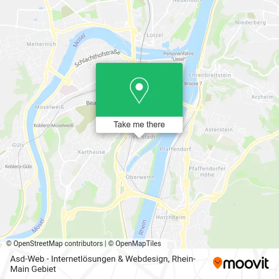 Карта Asd-Web - Internetlösungen & Webdesign
