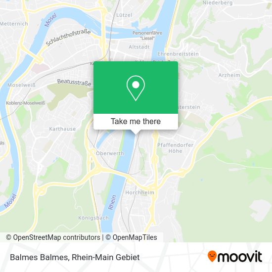 Карта Balmes Balmes