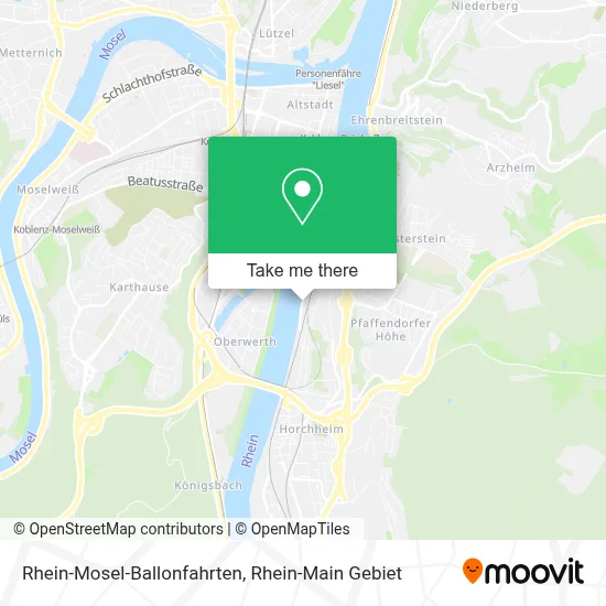 Rhein-Mosel-Ballonfahrten map