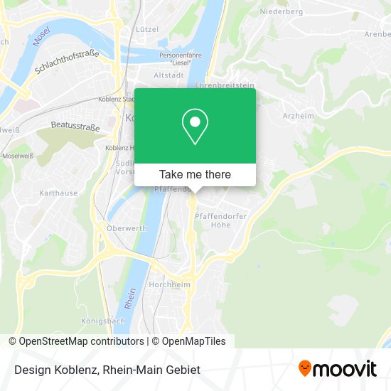 Карта Design Koblenz