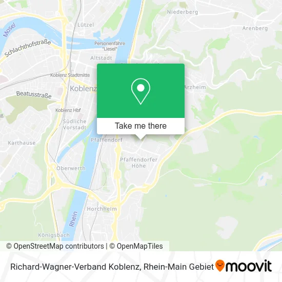 Карта Richard-Wagner-Verband Koblenz