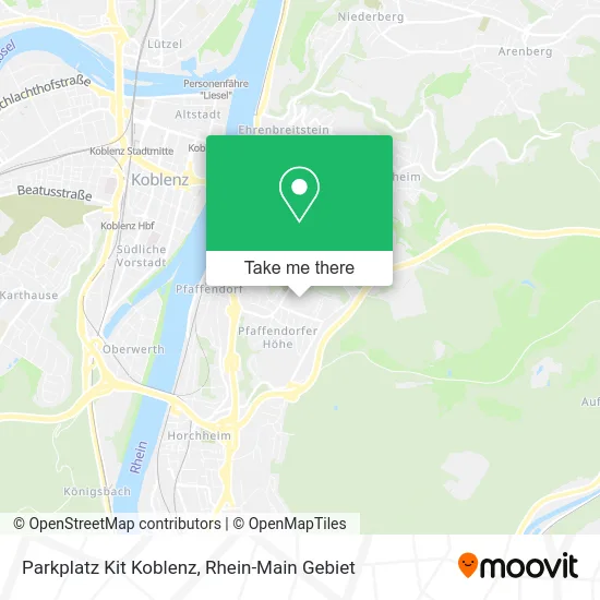 Карта Parkplatz Kit Koblenz