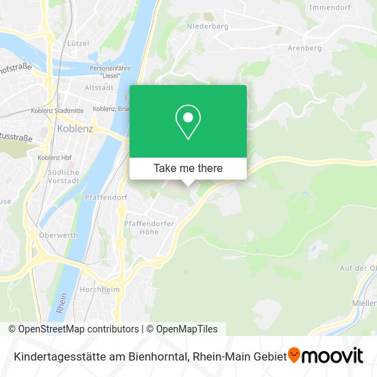 Карта Kindertagesstätte am Bienhorntal