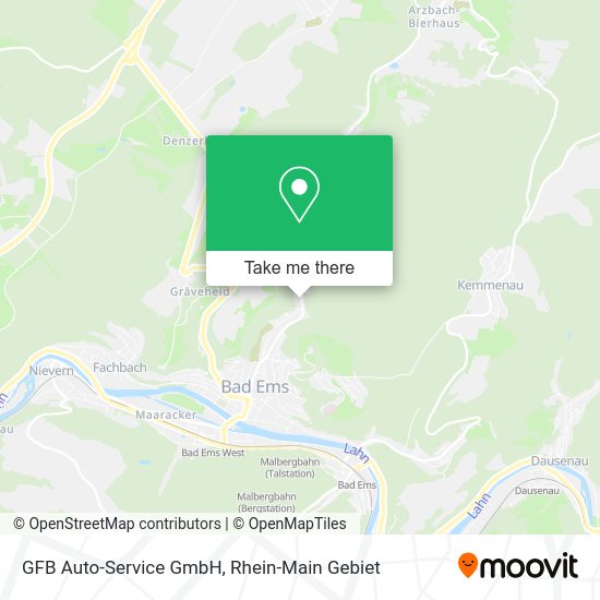 Карта GFB Auto-Service GmbH