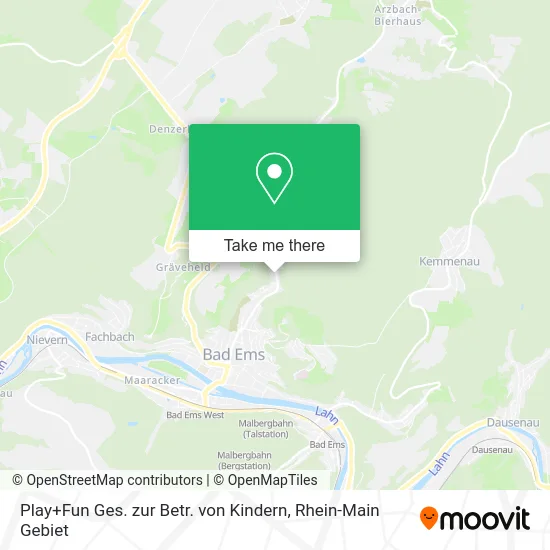 Карта Play+Fun Ges. zur Betr. von Kindern
