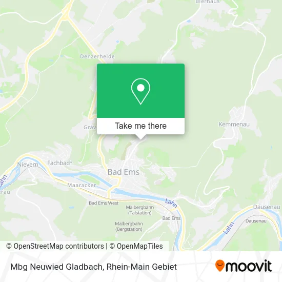 Карта Mbg Neuwied Gladbach