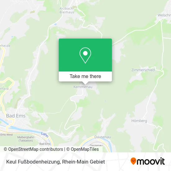 Карта Keul Fußbodenheizung