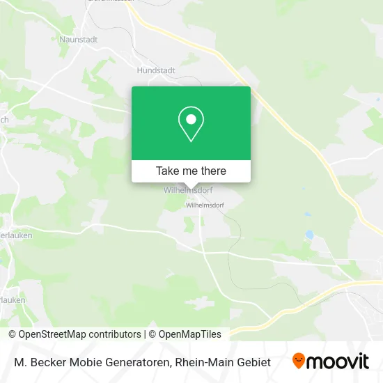Карта M. Becker Mobie Generatoren