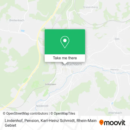 Карта Lindenhof, Pension, Karl-Heinz Schmidt