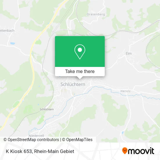 K Kiosk 653 map