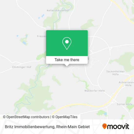 Карта Britz Immobilienbewertung