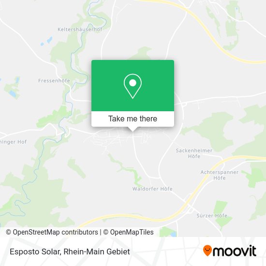 Карта Esposto Solar