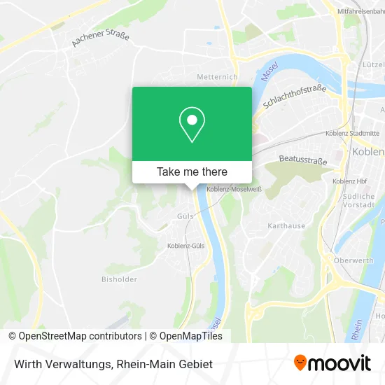 Карта Wirth Verwaltungs