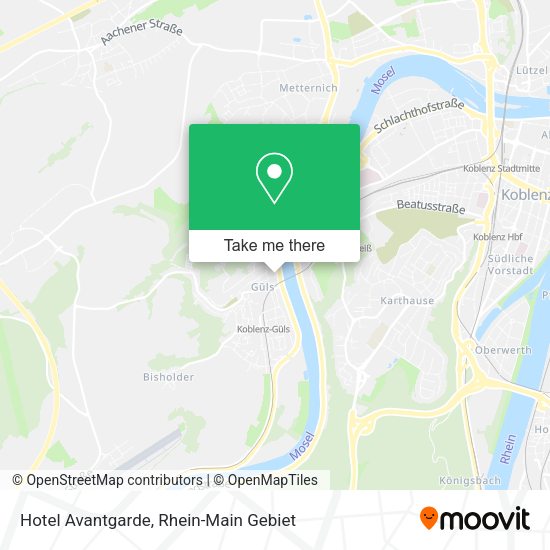 Карта Hotel Avantgarde
