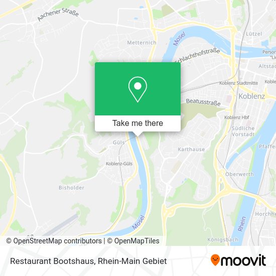 Карта Restaurant Bootshaus