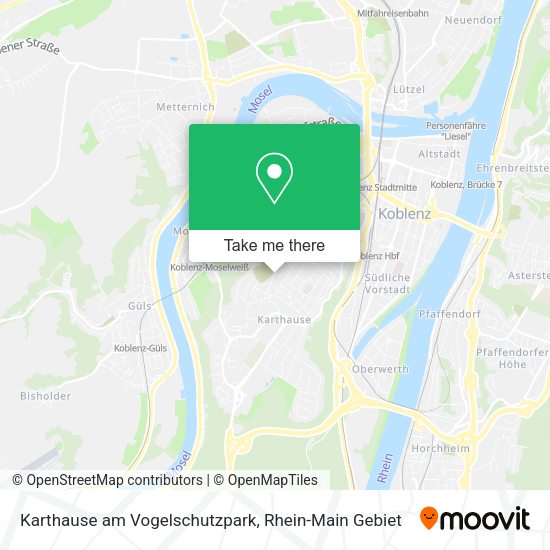 Карта Karthause am Vogelschutzpark