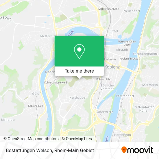 Карта Bestattungen Welsch