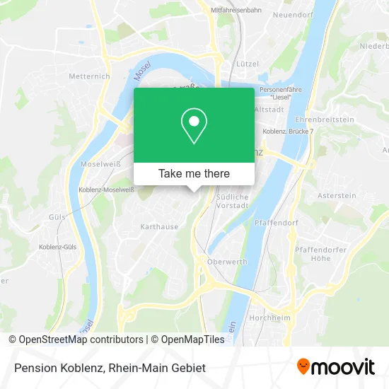 Карта Pension Koblenz