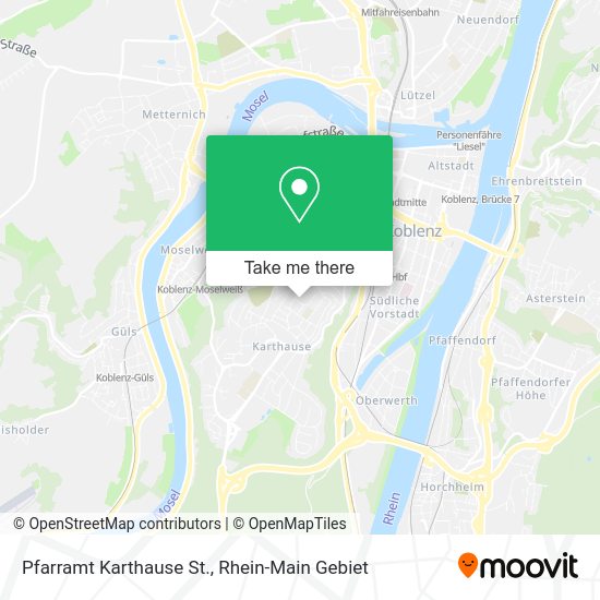 Карта Pfarramt Karthause St.