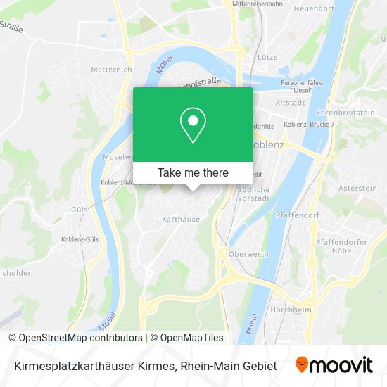 Карта Kirmesplatzkarthäuser Kirmes