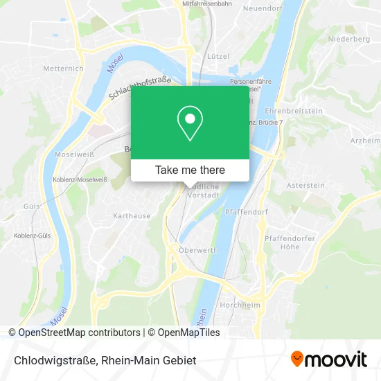 Карта Chlodwigstraße
