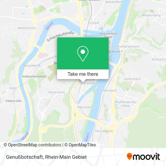 Карта Genußbotschaft