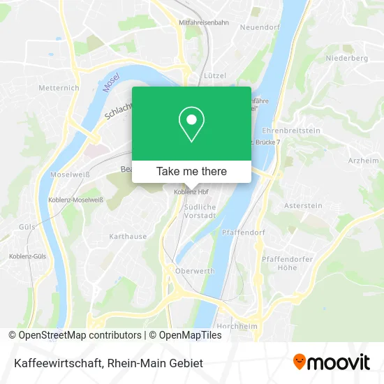 Карта Kaffeewirtschaft