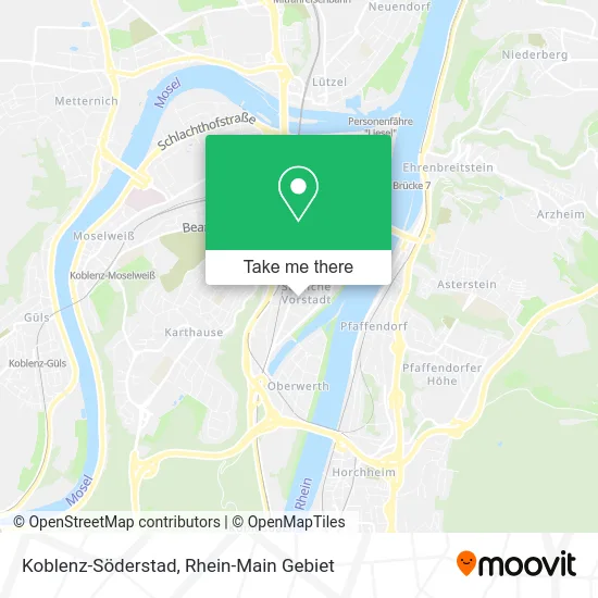 Карта Koblenz-Söderstad