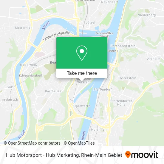 Карта Hub Motorsport - Hub Marketing