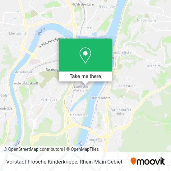Карта Vorstadt Frösche Kinderkrippe