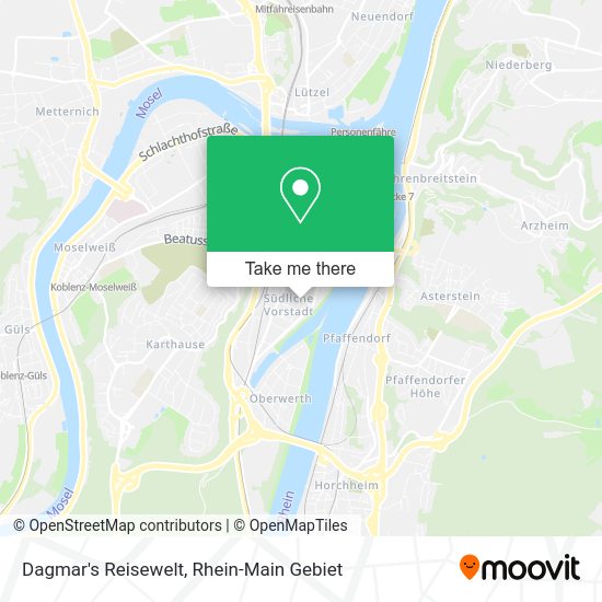 Карта Dagmar's Reisewelt