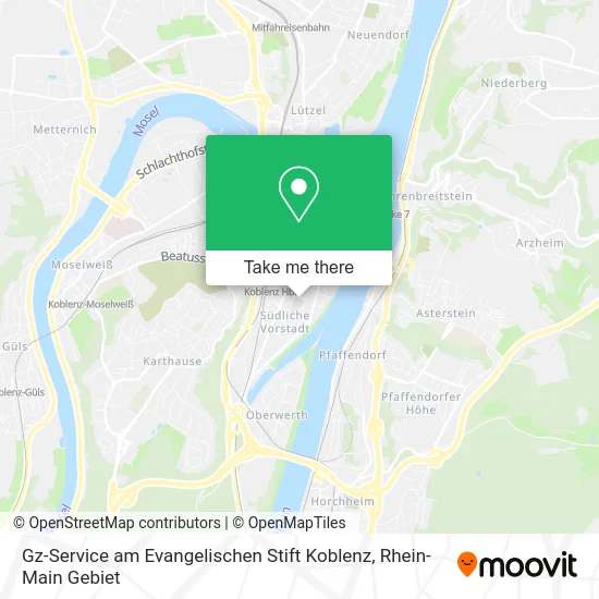 Карта Gz-Service am Evangelischen Stift Koblenz