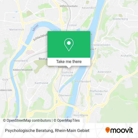 Карта Psychologische Beratung