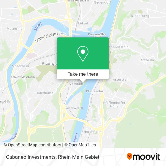 Карта Cabaneo Investments