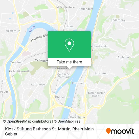 Карта Kiosk Stiftung Bethesda St. Martin