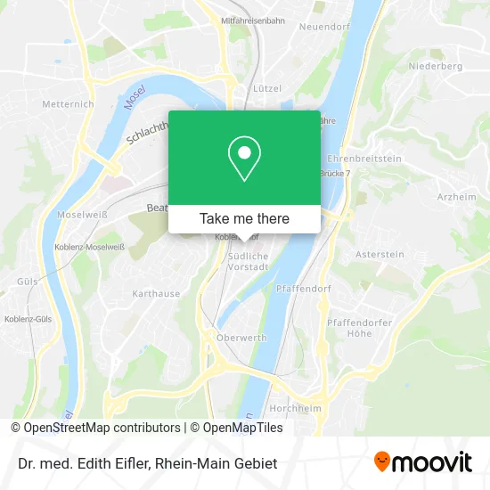 Карта Dr. med. Edith Eifler