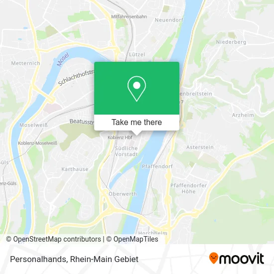 Personalhands map