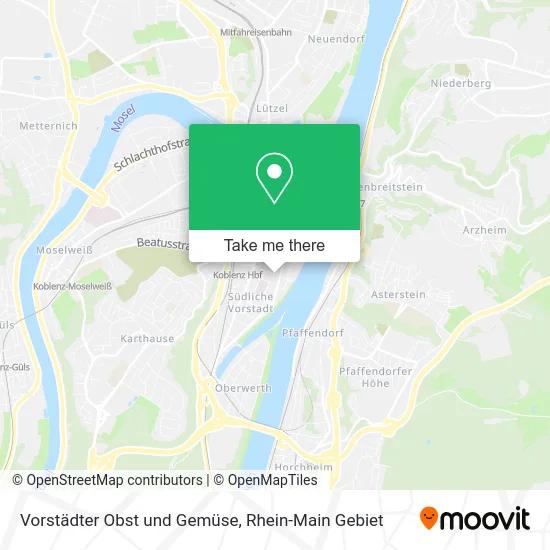 Карта Vorstädter Obst und Gemüse