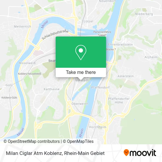 Карта Milan Ciglar Atm Koblenz
