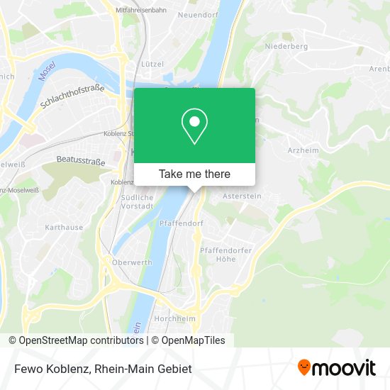 Карта Fewo Koblenz