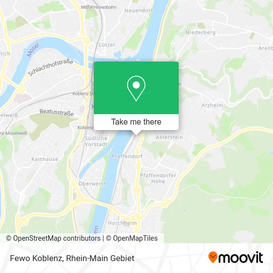 Карта Fewo Koblenz