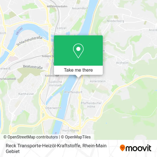 Карта Reck Transporte-Heizöl-Kraftstoffe
