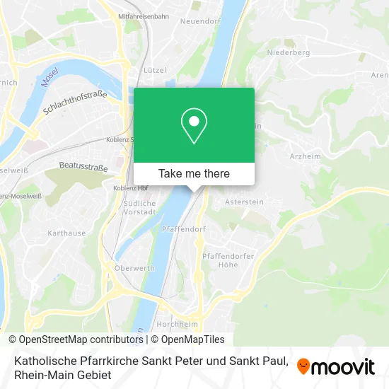 Карта Katholische Pfarrkirche Sankt Peter und Sankt Paul
