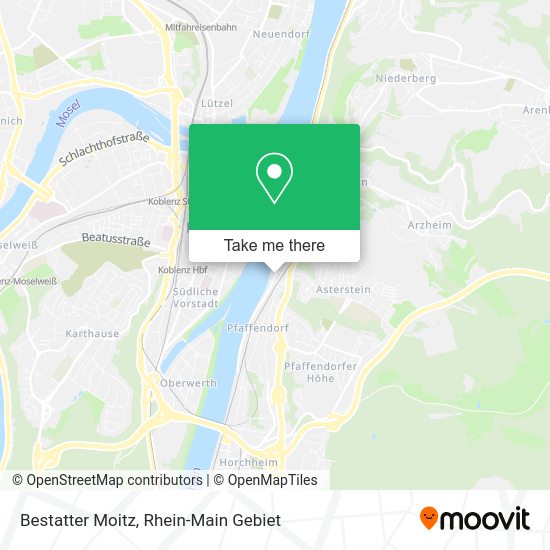 Карта Bestatter Moitz
