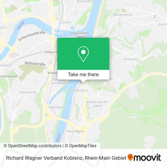 Карта Richard Wagner Verband Koblenz