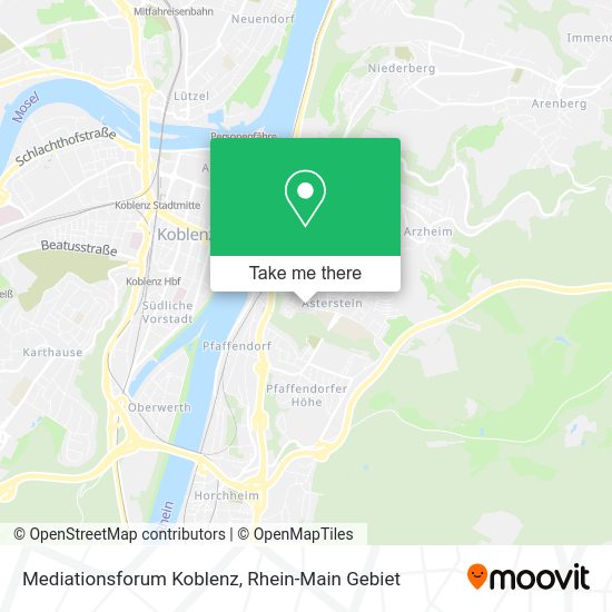 Карта Mediationsforum Koblenz