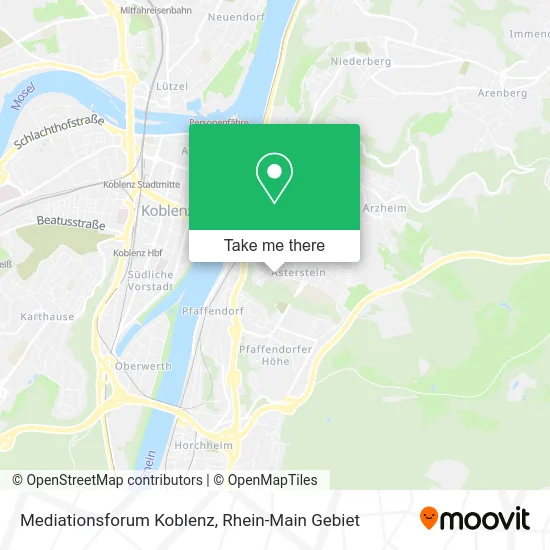 Карта Mediationsforum Koblenz